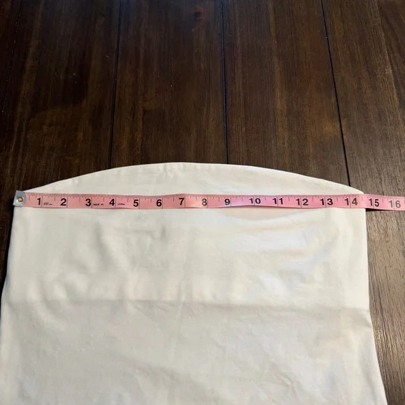 Intimately Free People White Bandeau Tube Top Size Medium Stretch Layering Top - Picture 3 of 8